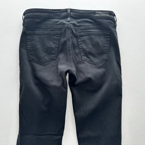 Ag Jeans The Stilt Cigarette Leg Black Size 27 Regular Stretch Skinny Mid Rise - Picture 6 of 9